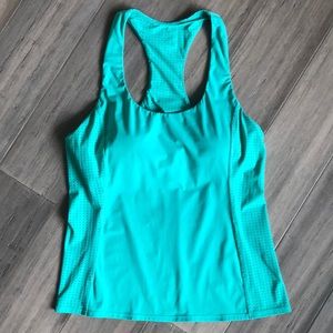 Trina Turk exercise turquoise padded tank